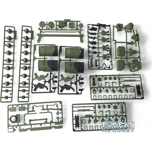 Heng Long 1/16 British Challenger II RC Tank 3908 Camo Green Plastic Parts Bag TH00512