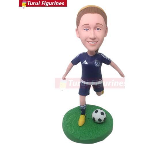 Custom Soccer Bobble Head Personalized Soccer Gift Mothers Day Gift Girlfriend Birthday Gift Daughter Birthday Gift Soccer Birt