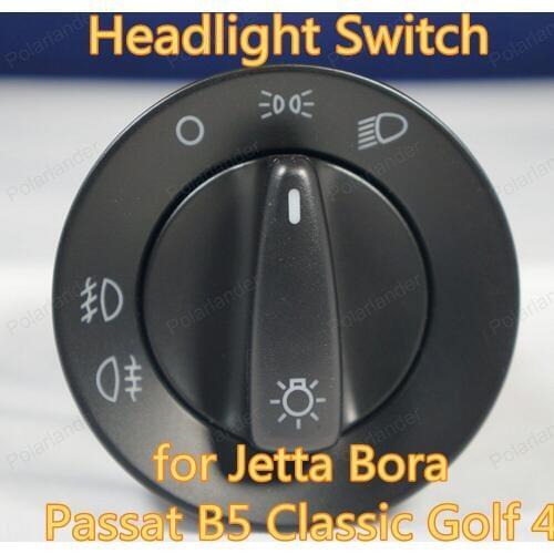 Polarlander Headlight Switch Knob Button for J/etta B/ora B/ora P/assat B5 Classic G/olf 4 1C0941531a Fog Headlight Lamp