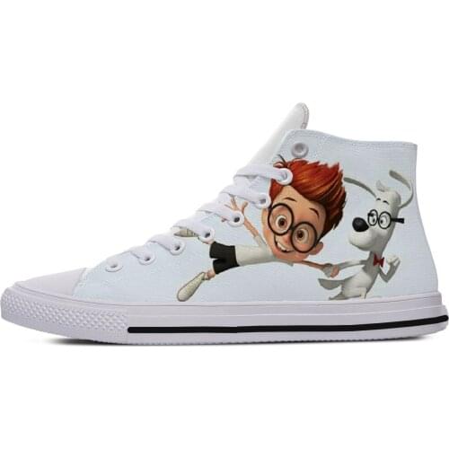 2019 Hot Cool Fashion Pop Funny Summer High Quality Sneakers Handiness Casual Shoes 3D Printed For Men Women Mr. Peabody Sherman