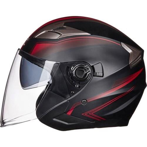 GXT Motorcycle Helmet Open Face Dual Lens Visors Casco Moto Summer Scooter Motorbike Helmet Capacete De Moto Helmet Motorcycle