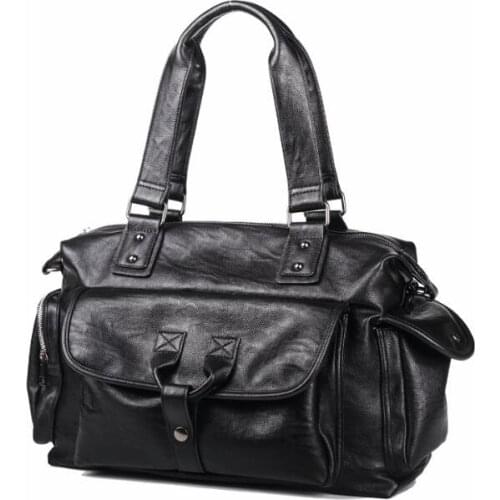 Newhotstacy bag 10102317 new mens pu leather large single shoulder cross body tote bag