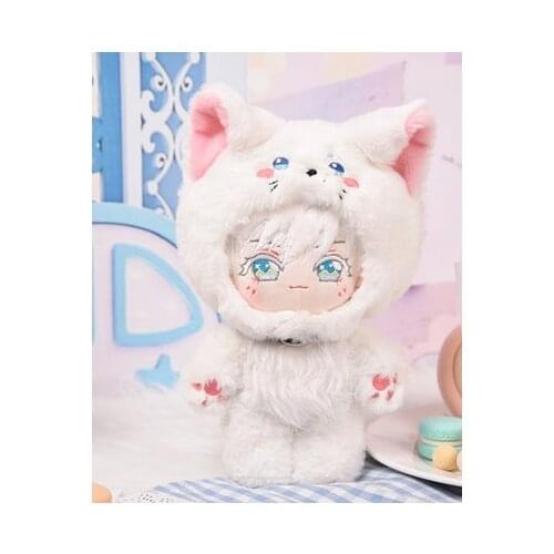 2021 New Jujutsu Kaisen Gojo Satoru Cute Short Plush Stuffed Doll Gift 20cm Change Clothes Toy Plushie Christmas Birthday COS