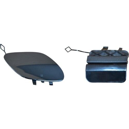 NEW-Front Bumper Tow Hook Cover for Mercedes-Benz W205 C300 C400 C63AMG 2015 2016 & Rear Bumper Tow Towing Eye Cover Cap