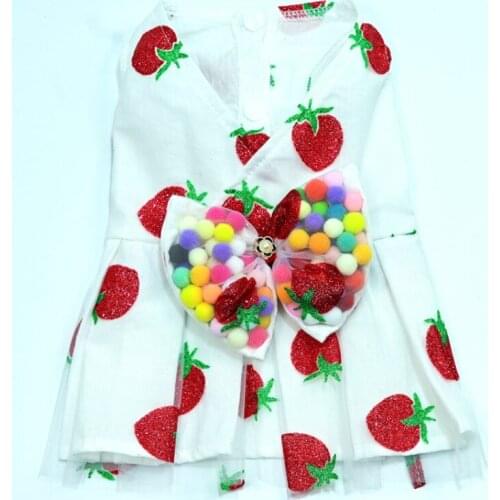 Dog Dress Summer Cat Dog Clothes Puppy Apparel Wedding Party Pet Clothing Yorkshire Pomeranian Corgi Poodle Costume Skirt 2021