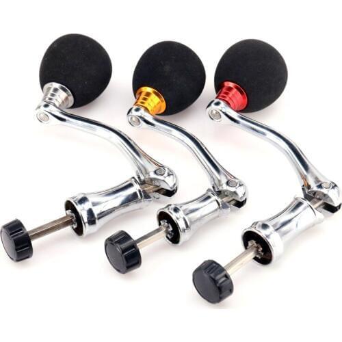 All Metal Spinning Reel Hand Grip Knob Crank Handle Baitcasting Folding Crank 2000-6000 Series Spinning Reel Rocker Tackle