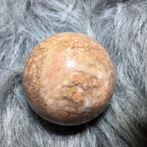 Cherry agate sphere 2167