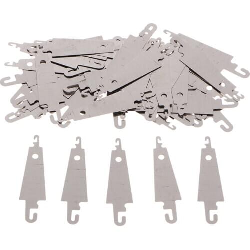 Steel Cross Stitch Needle-threading Tools Embroidery Threader for DIY Sewing Supplies Accessory Pack of 50