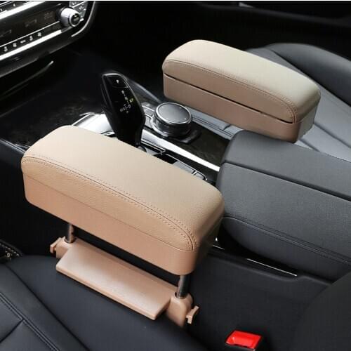 Universal Car Armrest Box Elbow Support Adjustable Car Center Console Arm Rest Cushion Auto Seat Gap Organizer Armrest Cushion