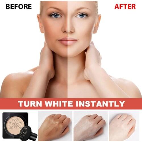 Mushroom Head Air Cushion CC Cream Natural Moisturizing Foundation Concealer Whitening Long Lasting Makeup BB Cream Cosmetics