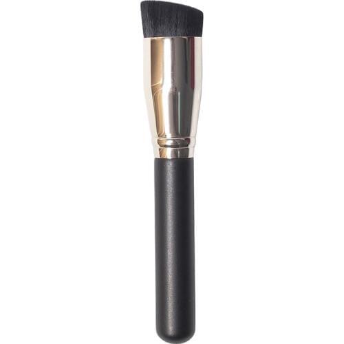 High Quality Precision Foundation Brush #196 Angle Flat Firm Synthetic Fiber Liquid Wet BB Cream Brush Basic Makeup Tool