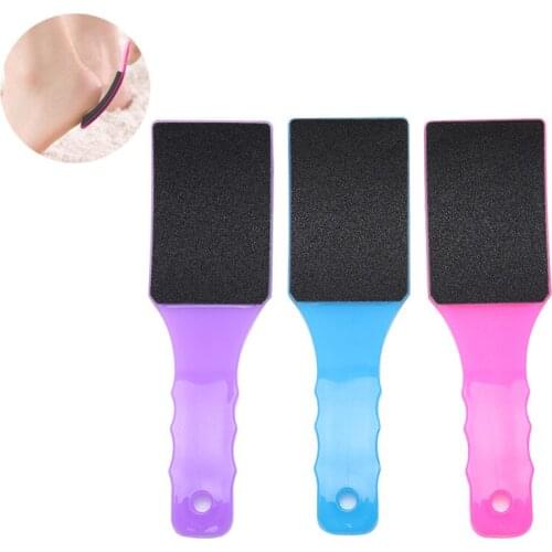 1pc Plastic Handle Foot Rasp Callous Remover Heel File Foot Grater Rasp Hard Skin Grinding Feet Pedicure Foot Care Sandpaper