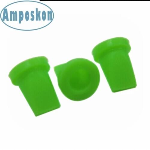 10 Pieces Green 6.3*3.3*7.3MM Silicone Duckbill Valve One-way Check Valve for Liquid and Gas Backflow Prevent