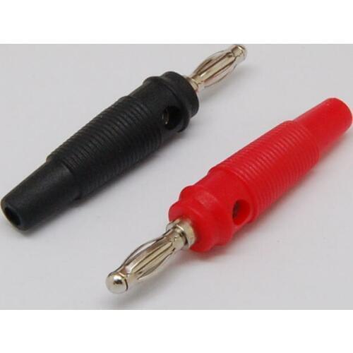 2X4mm B7 Musical Speaker Cable Wire Pin Banana Plug Connector ADAPTER NEW