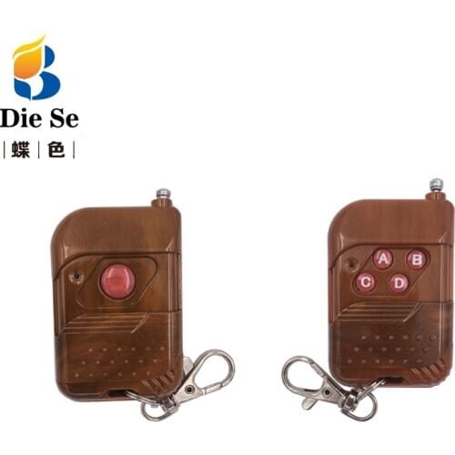 433Mhz Wireless Remote Control 1 and 4 buttons 1527 Learning Code 433mhz Transmitter For Gate Garage Door controller no clone