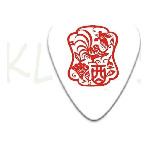 Both-sided printing blue guitar picks with black logo,1.0mm guitar picks