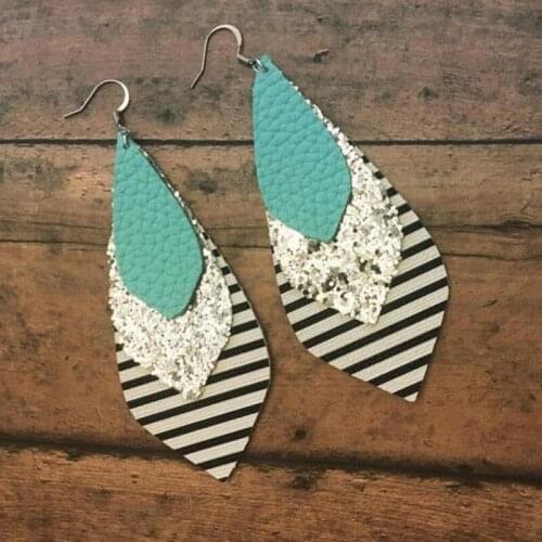 Leaf Shape Earring Wooden Cutting Die for Leathercraft Handmade DIY Cutter Pendant Decor Leather Fabric Paper Customized