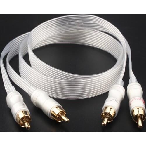 HIFI Machine Line Imported Silver Plated Signal Line Grade Sterling Silver Plated Audio Line Nordost CD Player Amplif