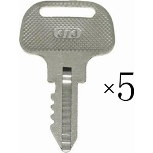 5pcs Ignition Key 55364-41180 For Kubota F Series Mower Key is marked 373