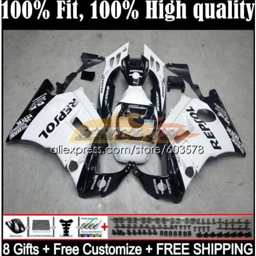 Injection Body For HONDA CBR 600F3 CBR600FS CBR600F3 11CL.99 CBR600 F3 95 96 CBR 600 CC FS F3 1995 1996 OEM Fairing Repsol white