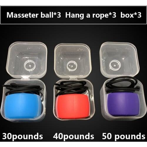 Fitness Face Masseter men facial pop n go mouth jawline Jaw Muscle Exerciser chew ball chew bite breaker training Body Skin Care