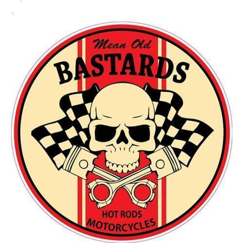 Mean Old Bastard Decal Car Styling Car Stickers Vinyl Graphic Decor Window Bumper DIY Car Body Decals