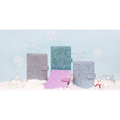 Cute creative Glitter sequins hardcover notebooks student candy Korean agenda planner organizer stationery A5A6