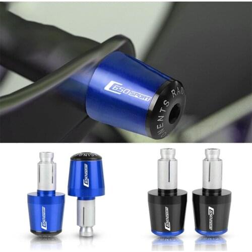 Motorcycle Aluminum Handlebar Grips Bar Ends Handle bar Grip Cap Slider FOR BWM C650SPORT C650 SPORT C 650SPORT 2015 2016 2017
