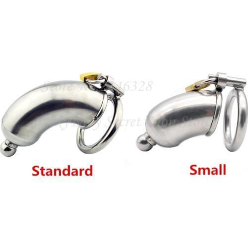 New Stainless Steel Male Chastity Device With Padlock Catheter Sound,Cock Cage,Penis Rings,Fetish Sex Toys For Men Drop Shipping