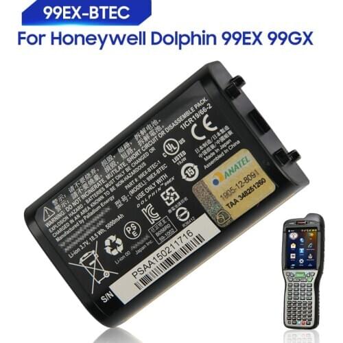 Original Replacement Battery For Honeywell Dolphin 99EX 99GX 99EX-BTEC Genuine Battery 5000mAh