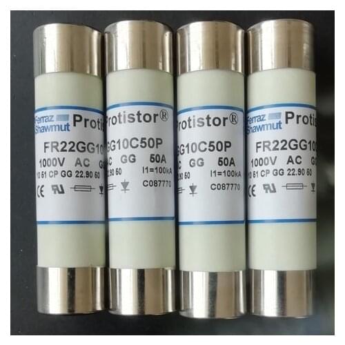 Fuses: FR22GG10C50P 1051 CP GG 22.90 50 1000VAC GG 50A C087770