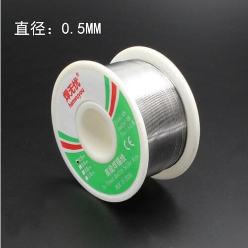 100g solder wire 0.5mm thick soldering wire for soldering iron soldering wire electronic production DIY