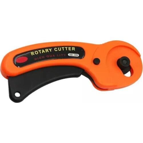 Rotary Cutter 45mm Roller Blade with Safety Lock Cloth Leather Paper Cutting Tool for DIY Handicraft Patchwork