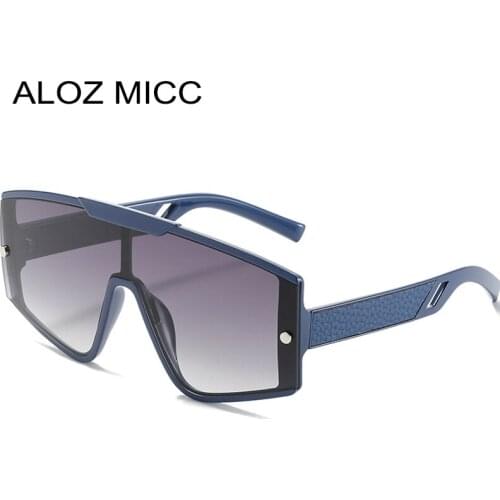 Men Sunglases Rimless Sun glasses Women 2021 New Oversized One Piece Glasses Female Frameless Eyewear Brand Designer UV400 Q882