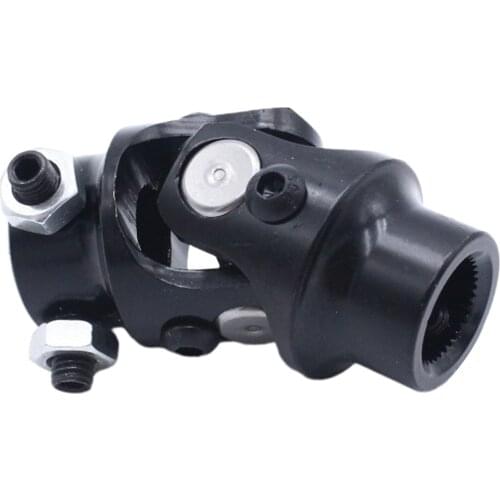 UJ-003 3/4-36 Spline X 3/4" DD BLACK Steering Shaft U Joint to Mustang II Power Rack Angle:38 Degree Car Accessories