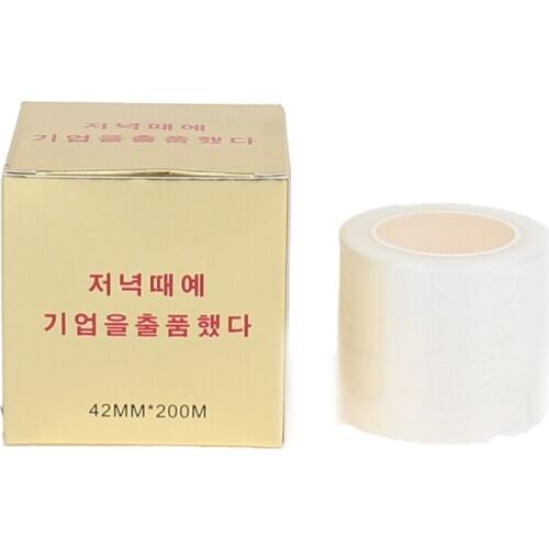1 Roll 42MM*200M Microblading Plastic Tattoo Wrap Disposable Preservative Film Eyebrow Tattoo Accessories For Permanent Makeup