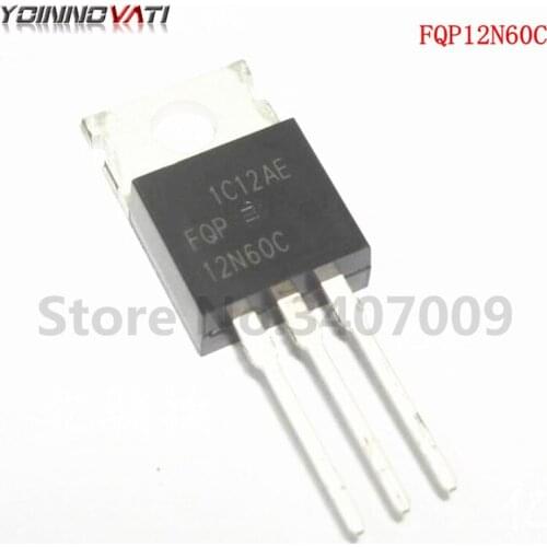 10pcs/lot FQP12N60C 12N60 TO-220 12A 600V MOS new original