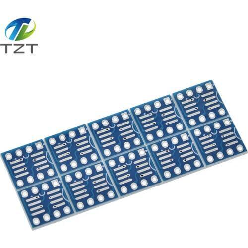 10PCS SOP8 SO8 SOIC8 TO DIP8 Interposer board pcb Board Adapter Plate New