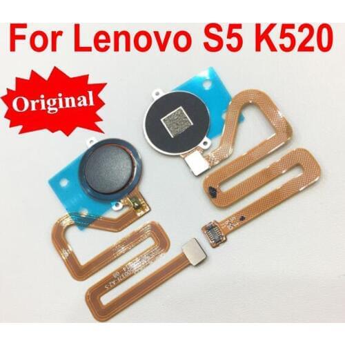 100% Original Best Touch ID Sensor Scanner Fingerprint Home Button Return Flex Cable For Lenovo S5 K5 K520t K520 Replacement
