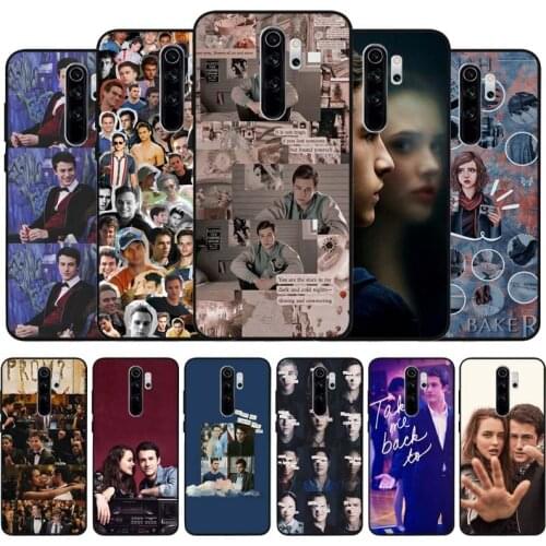 13reasons why black Silicone Phone Case For Redmi note 9 8 7 Pro S 8T 7A Cover