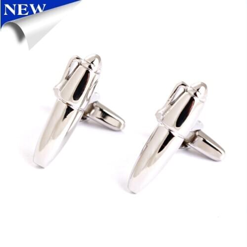2016 Classic fashion fountain pens Cufflinks sliver color Stainless Steel for workplace Men