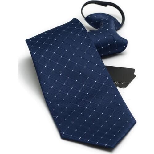 2020 Fashion 10cm Wide Formal Business Necktie Striped Wedding Men Ties Bridegroom Gravata Simple Easy to Pull with Gift BOX