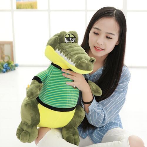 40cm soft short plush cartoon small crocodile plush toys christmas doll birthday gift wholesale