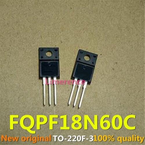 5pcs/lot FQPF18N60C FQPF18N60 18N60 TO-220F new original Immediate delivery Support recycling all kinds of electronic components