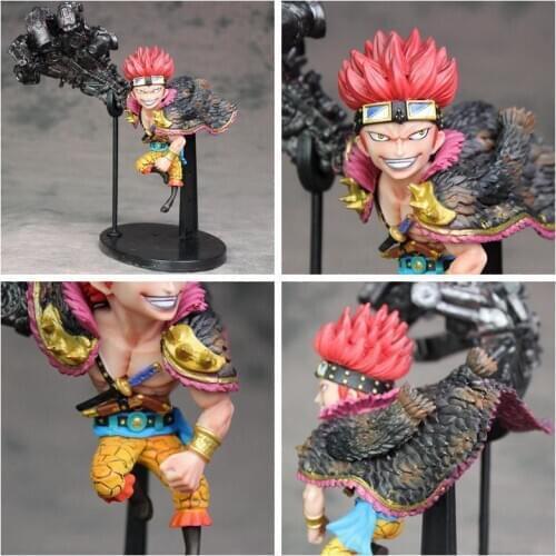 Anime ONE PIECE Eustass Kid Magnets Fruit Combat Form statue PVC Action Figure Collection Model Toy 20cm