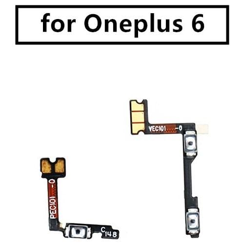 For oneplus 6 Power Volume Side Key Button Flex Cable ON OFF Switch Flex Cable Replacement Repair Parts