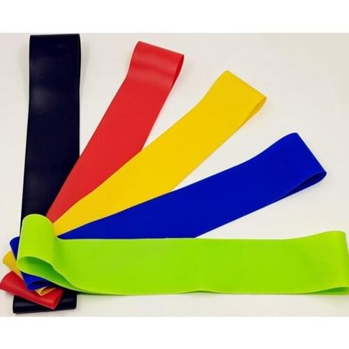 Yoga Resistance Bands Rubber Latex Stretching Loop Gym Equipment for Fitness Workout and Pilates Training 600MM in Width