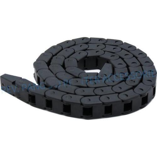 Transmission Chains 10 x 15mm 1M Non Snap-Open Plastic Towline Cable Drag Chain for CO2 Laser Engraving Cutting Machine