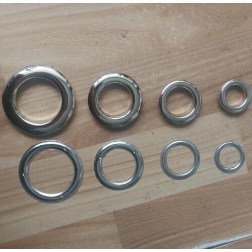 100sets Metal Brass Eyelets with Grommet Dia.20 25 30 40mm for DIY Scrapbooking Cap Leathercraft Shoes Belt Bag Tag Clothes Acc