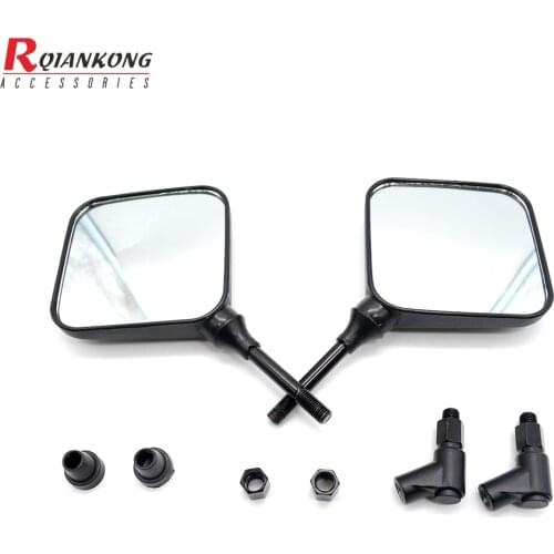 Motorcycle Modified Plated Handlebar End Mirrors Rearview Wide Angle mirror For Yamaha tmax500 530 Kawasaki z800 z1000 Z 900